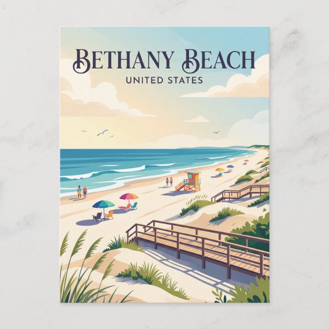 Postal Bethany Beach Delaware (Anverso)