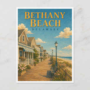 Postal Bethany Beach Delaware Paseo Marítimo GeoSaga