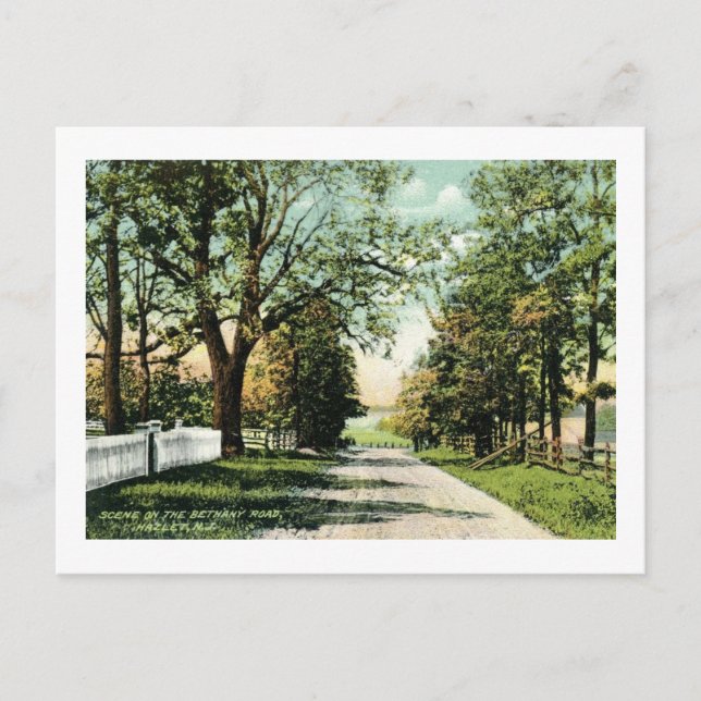 Postal Bethany Rd., Hazlet, NJ Vintage (Anverso)