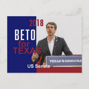 Postal BETO O'Rourke Texas 2018