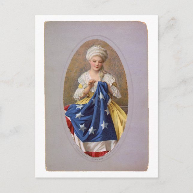 Postal Betsy Ross, c1908, G. Liebscher (Anverso)