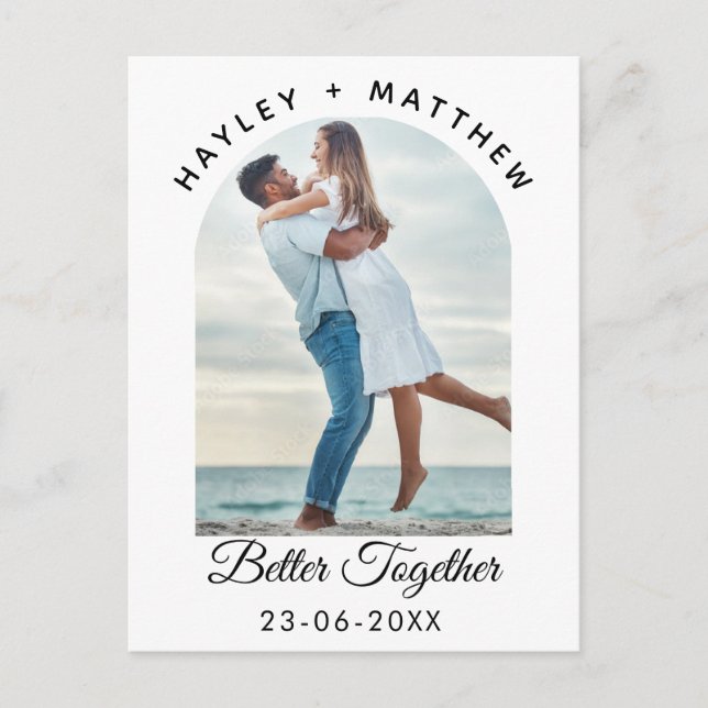 Postal Better Together Valentine's Day Photo (Anverso)
