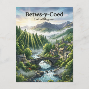 Postal Betws-y-Coed Reino Unido