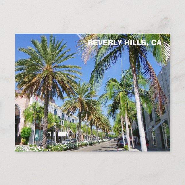 Postal Beverly Hills, Rodeo Dr Postcard! (Anverso)