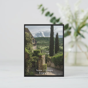 Postal Beynac Town, Dordogne France Postcard