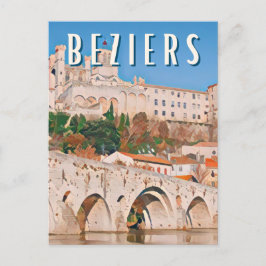 Postal Béziers Photo Vintage