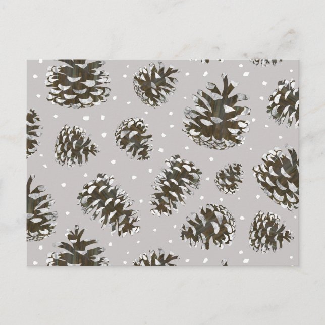 Postal BG - conos de nieve neutros (Anverso)