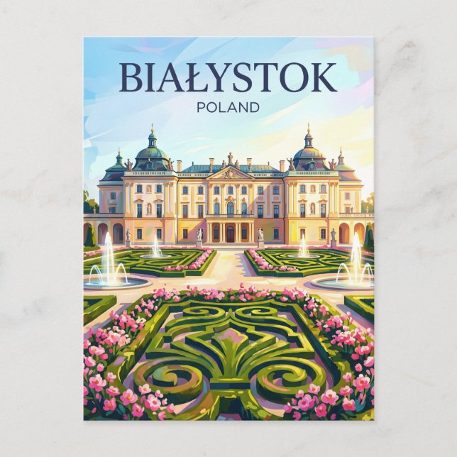 Postal Białystok Polonia (Anverso)