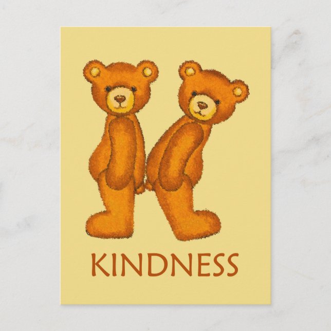 Postal Biblia Bears ~ Kindness Scripting (Anverso)