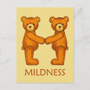 Postal Biblia Bears ~ Leve Escritura ~ Flashcards