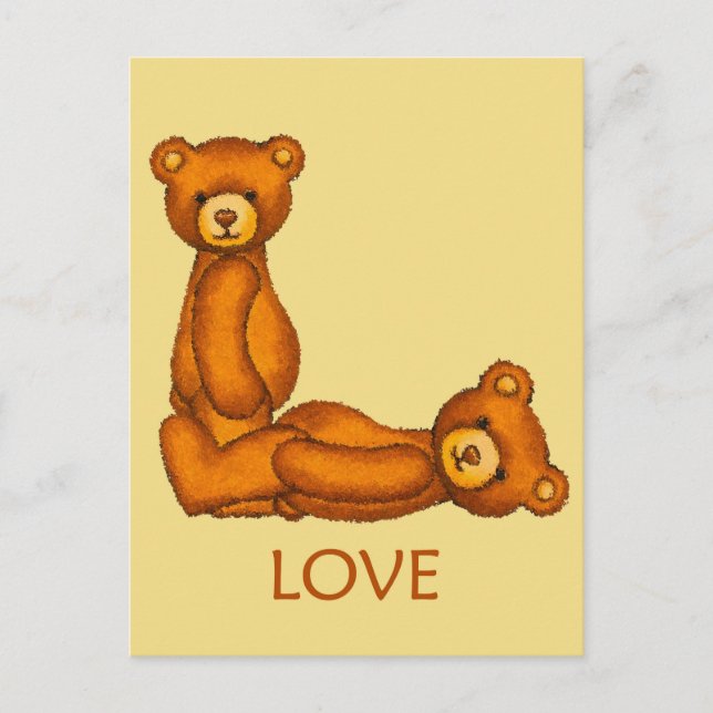 Postal Biblia Bears ~ Love Scripting 4 ~ Flashcards (Anverso)