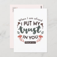 Biblia floral contra arte 'Puse mi confianza en ti