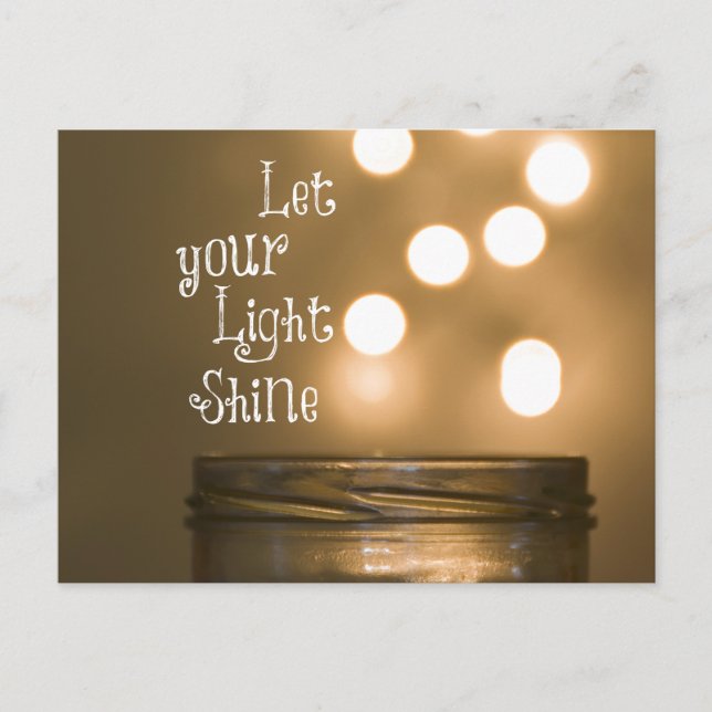 Postal Biblia inspiradora versus cita cristiana (Anverso)