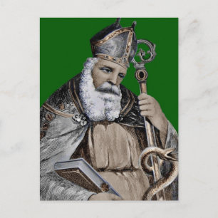 Postal Biblia y personal de San Patricio