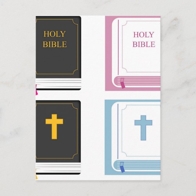 Postal biblias (Anverso)