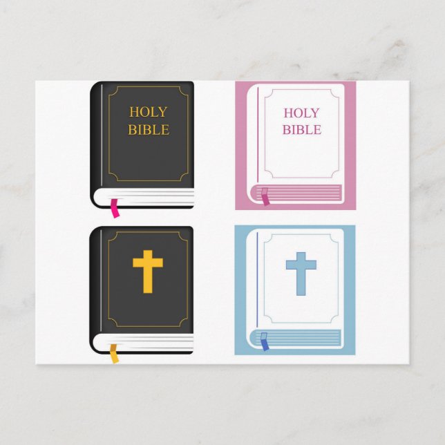 Postal biblias (Anverso)