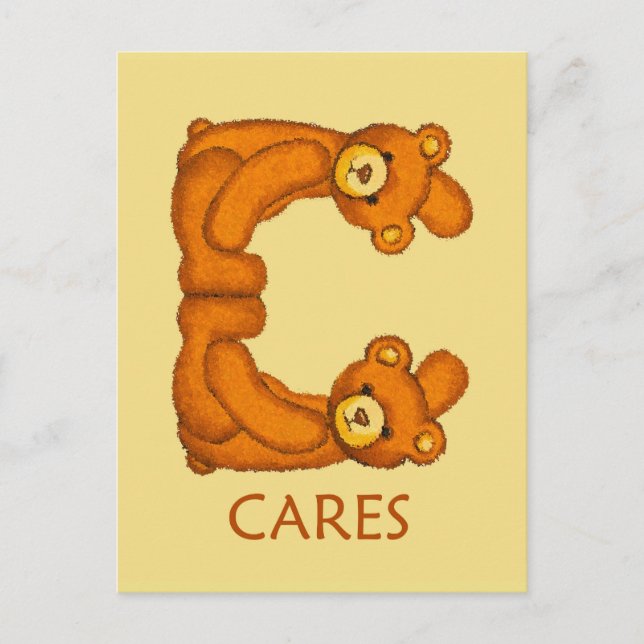Postal Biblias Bears ~ Cares Scripting (Anverso)