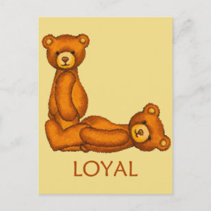 Postal Biblias Bears ~ Escritura Leal ~ Flashcards