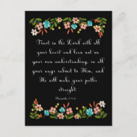 Biblias Verses Arte - Proverbios 3:5-6