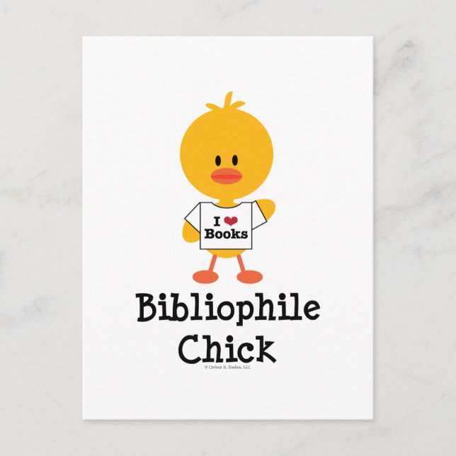 Postal bibliofilia de pollo (Anverso)