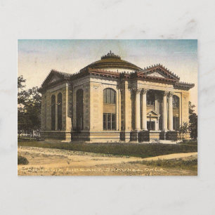 Postal Biblioteca Carnegie, Shawnee, Oklahoma, Viñeta