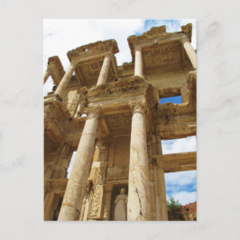 Postal Biblioteca Celsius, famoso edificio romano - Éfeso