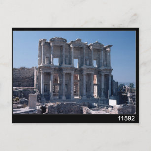 Postal Biblioteca Celsus, construida en AD 135