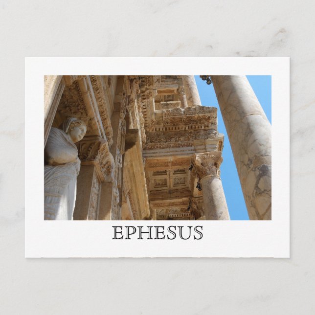 Postal Biblioteca Celsus Postcard (Anverso)