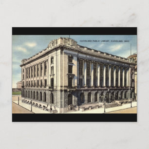 Postal Biblioteca, Cleveland, Ohio c1934
