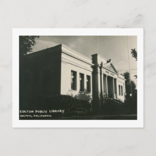 Postal Biblioteca, Colton, California Vintage