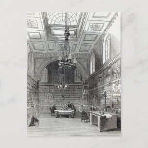 Postal Biblioteca de la Cámara de los Lores