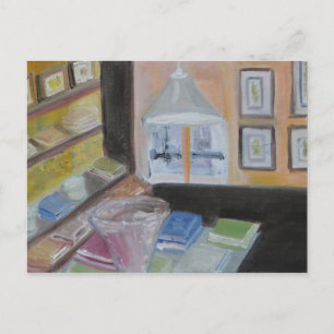 Postal Biblioteca de París