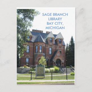 POSTAL BIBLIOTECA DE SUCURSALES DE SAGE, CIUDAD DE BAY, T