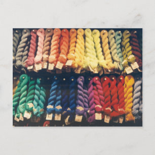 POSTAL BIBLIOTECA DE YARNS COLOR