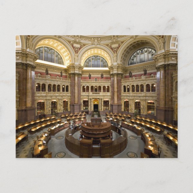 Postal Biblioteca del Congreso (Anverso)