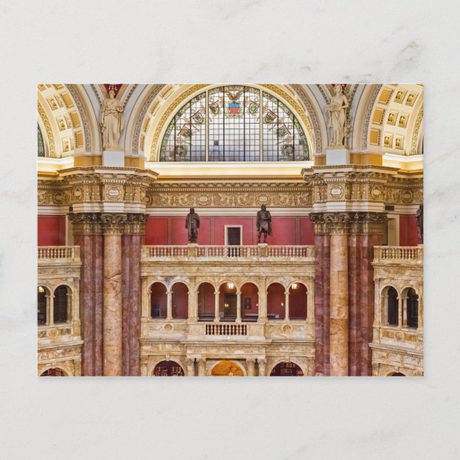 Postal Biblioteca del Congreso (Anverso)