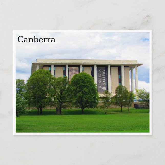 Postal biblioteca nacional canberra (Anverso)