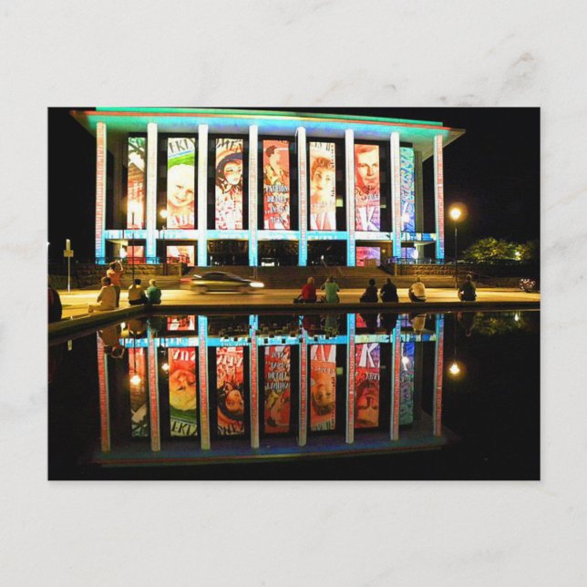 Postal Biblioteca Nacional de Canberra (Anverso)
