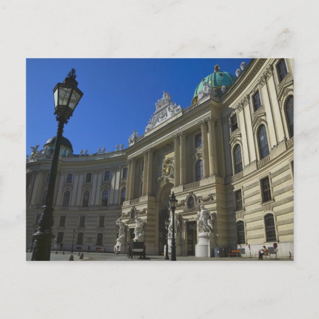 Postal Biblioteca Nacional, Hofburg (Palacio Imperial) (Anverso)