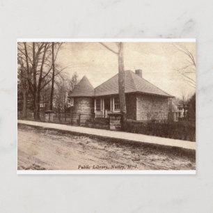 Postal Biblioteca, Nutley, NJ 1913 Vintage