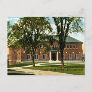Postal Biblioteca, Smith College, Northampton 1921 Vintag