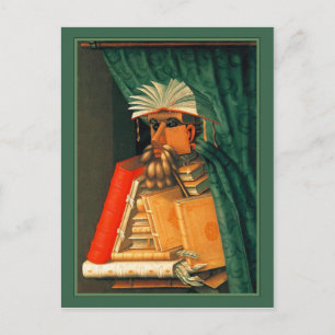 Postal Bibliotecario de Giuseppe Acrimoldo