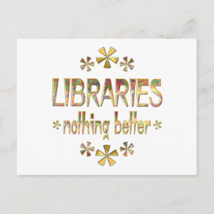 Postal BIBLIOTECAS Nada Mejor