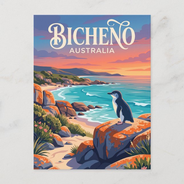 Postal Bicheno Australia (Anverso)