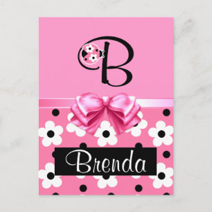 Postal Bicho rosa: Personalizar