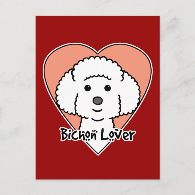 Postal Bichon Frise Lover (Anverso)
