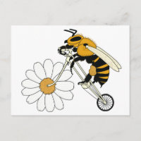 Bici del montar a caballo de la abeja con la rueda