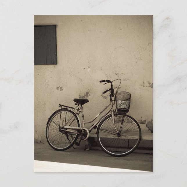 Postal Bicicleta antigua (Anverso)