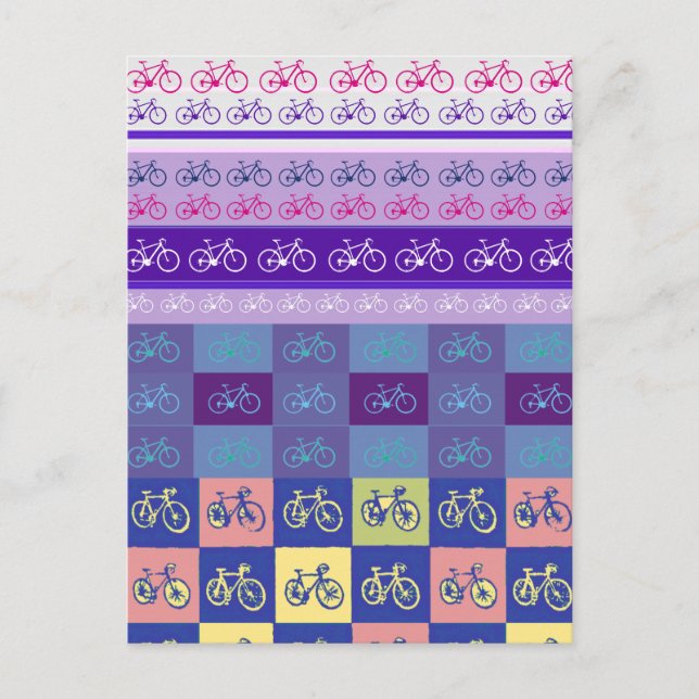 Postal bicicleta , bicicleta ; ciclismo / ciclismo (Anverso)