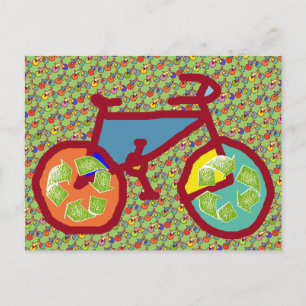 Postal bicicleta , bicicleta ; ciclismo / ciclismo